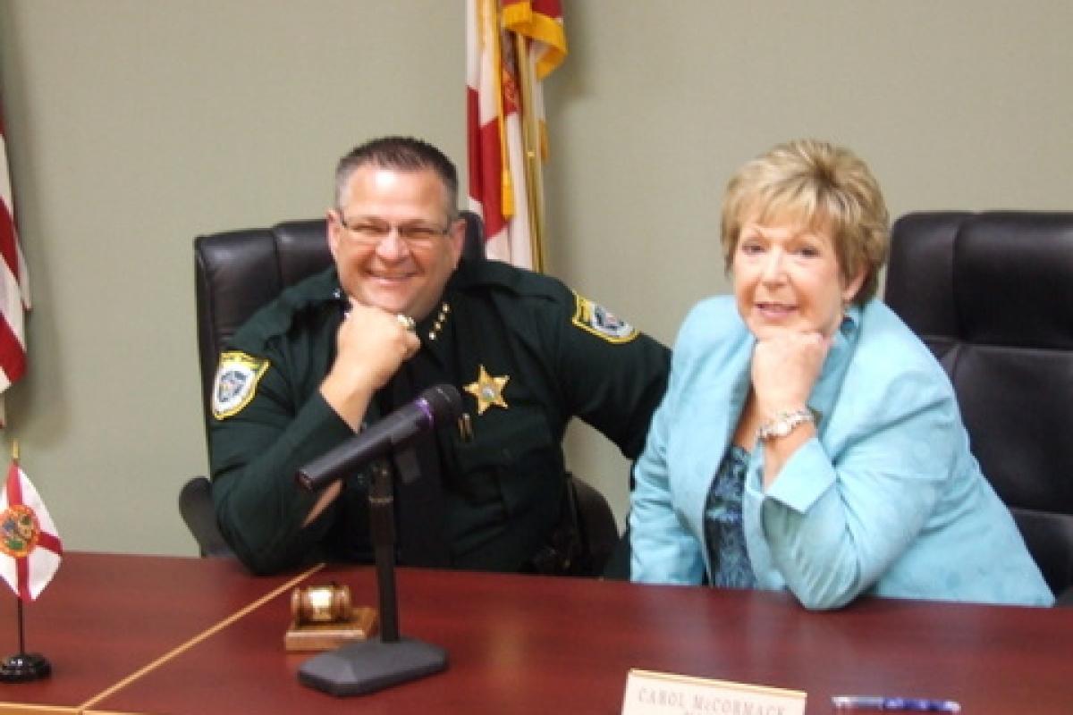 Sheriff Ivey and Mayor Carol McCormack